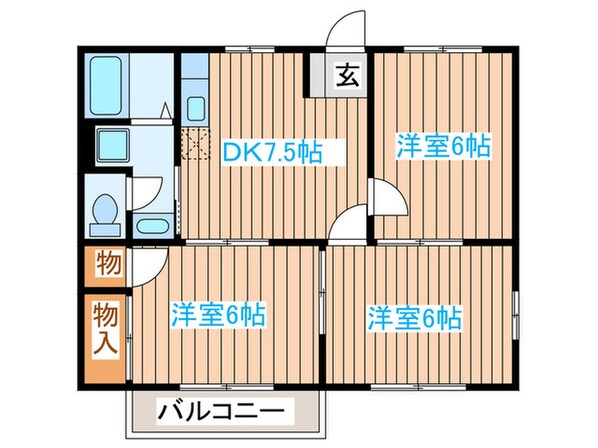 ひよりプラザハイムの物件間取画像